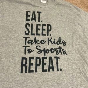 Mom t-shirt! EAT. SLEEP. Take kids to sports. REPEAT. 👚